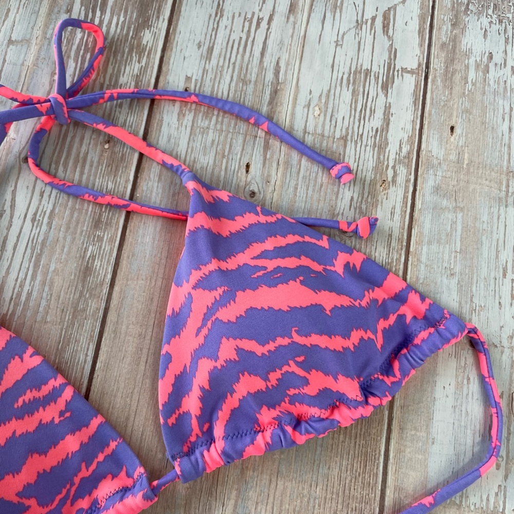 VS Neon Zebra Bikini Set - Picture 6 of 8